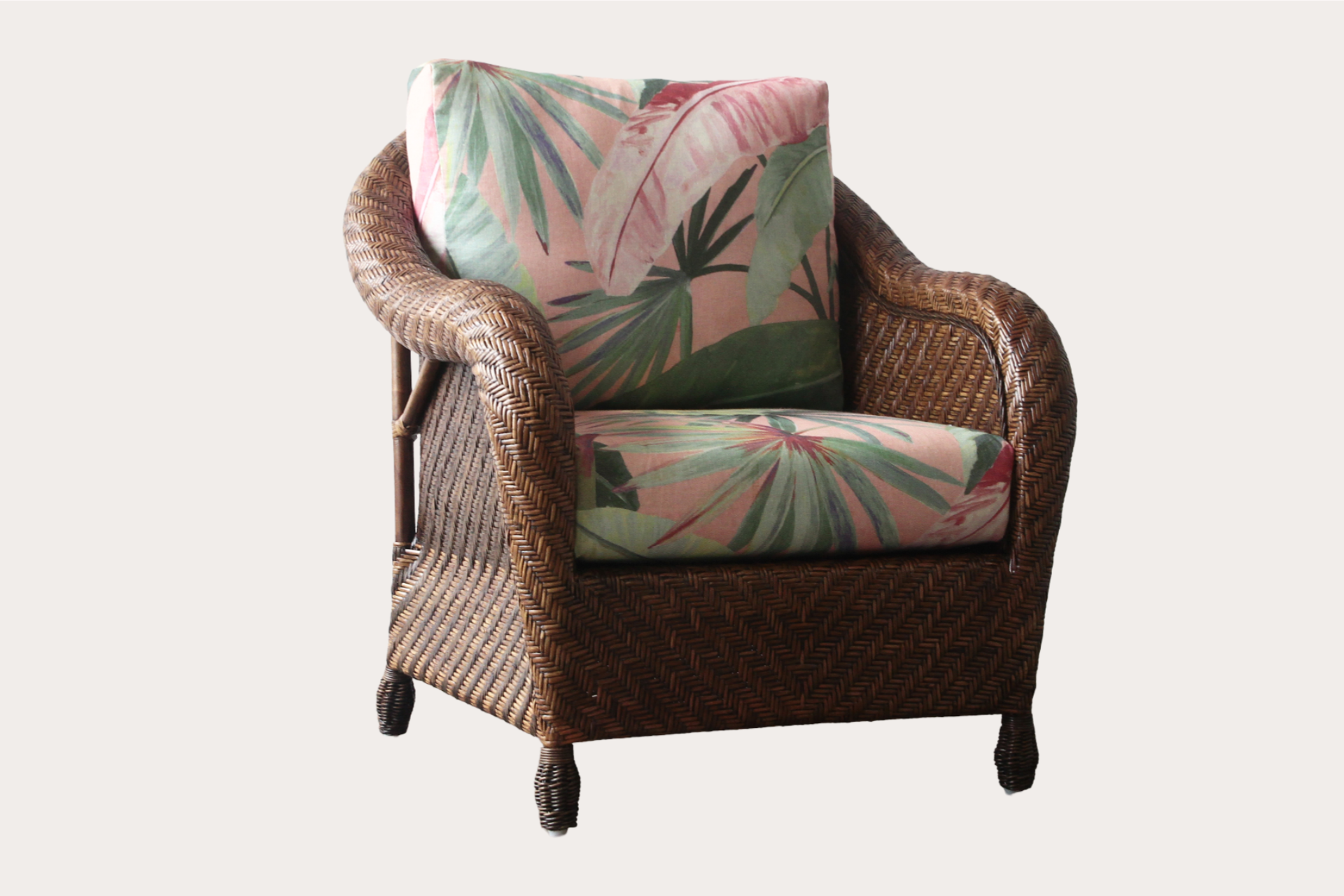 Sienna Armchair. Brown Wash