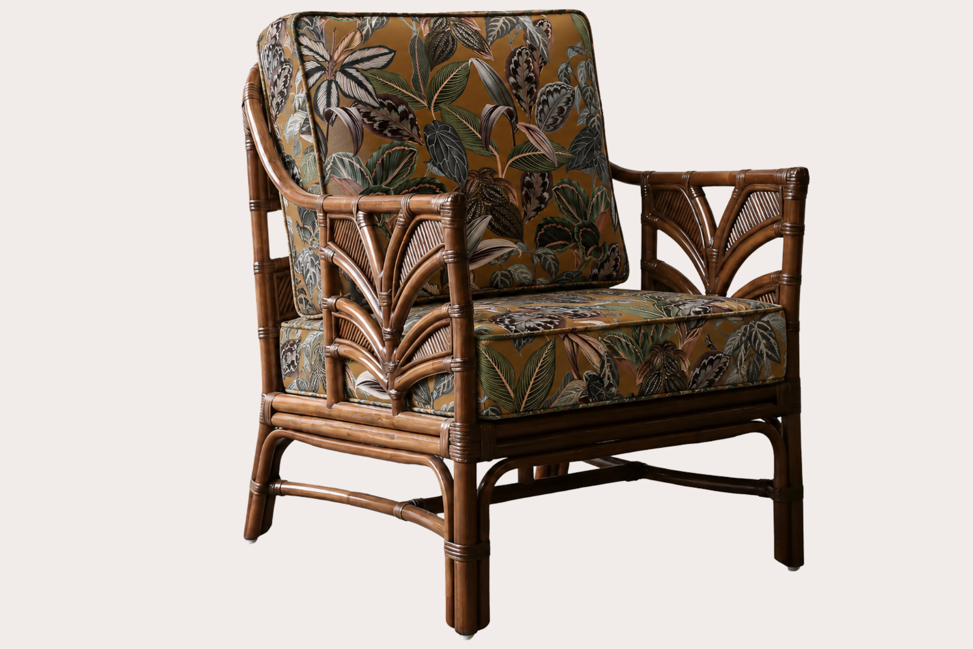 Tropi Cool Armchair. Brown Wash