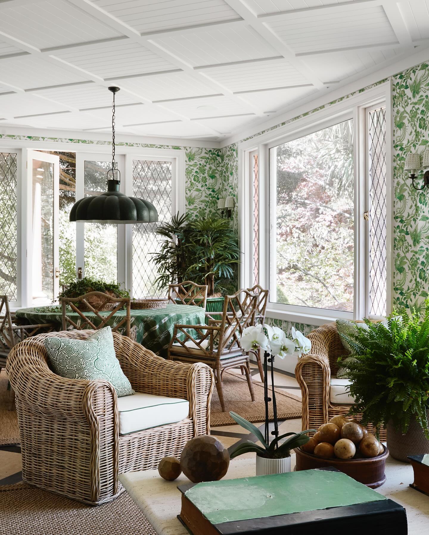 Woven rattan Vogue Armchair Design by. Coote & Co interiors
