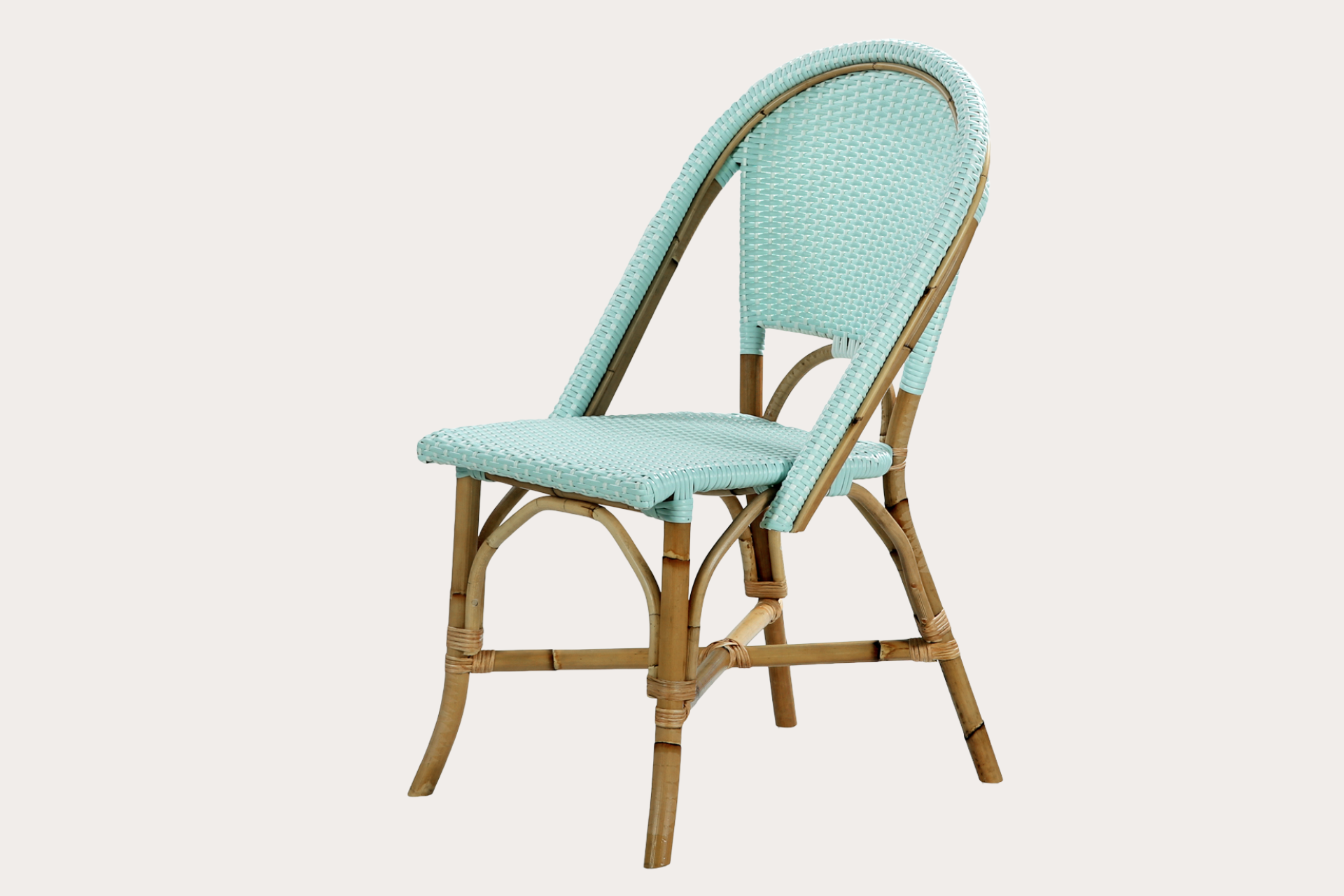 drucker style rattan cafe dining chair Italy